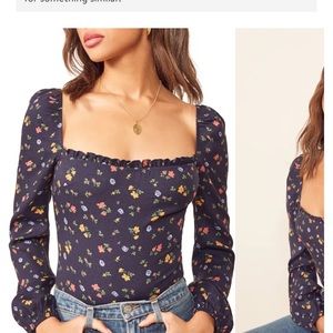 Reformation Bobbi top